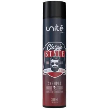Imagem de Shampoo Masculino Cabelo e Barba Classic Style 300ml - unite