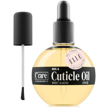 Imagem de Cuccio Sweet Almond Cuticle Revitalising Oil - Lightweight Super-Penetrating - Nourish, Soothe & Moisturise - Natural Ingredients/Plant Based Preservatives - 74ml, Bundled With C Nailcare brush