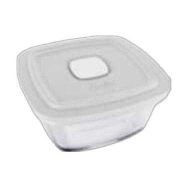 Imagem de Tigela De Vidro Com Tampa Facilita Vap 300Ml Mini Pote 3 Un - Nadir Fi