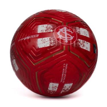 Imagem de Bola Campo Dualt Inter Protech Sem Costura Vermelho/Branco, Vermelho, 