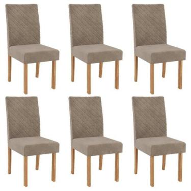 Imagem de Kit 6 Cadeiras para Sala de Jantar Elegance - Sonetto Móveis