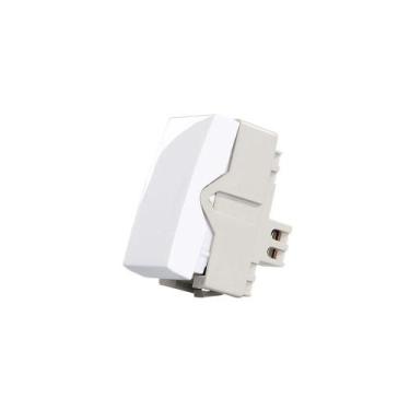 Imagem de Módulo Interruptor Pulsador MarGirius Sleek 10A Branco, Branco