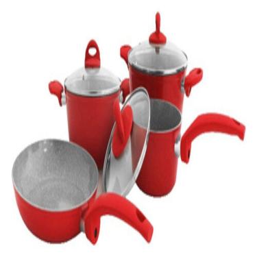 Imagem de Conjunto 4 Panelas Ceramica Antiaderente Chili Jomafe Europa