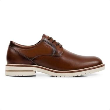 Imagem de Sapato de Couro Ferracini Masculino Firenze Conhaque/creme 5436-704j 37