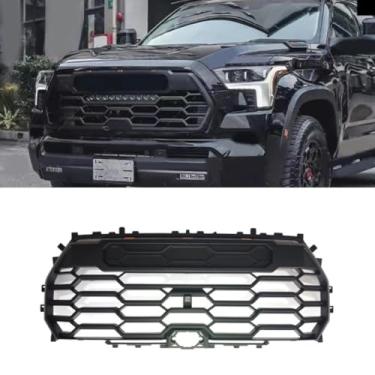 Imagem de Grade de para-choque de LED para carro, tiras decorativas, kit de corpo de grade de corrida, grade de para-choque dianteiro para Sequoia 2023-2024 peça externa