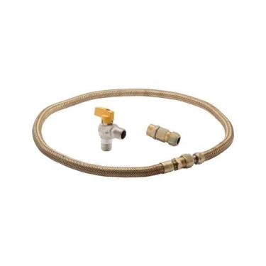 Imagem de Kit Instalação Gás Encanado com Registro para Fogão de Piso e Cooktop 