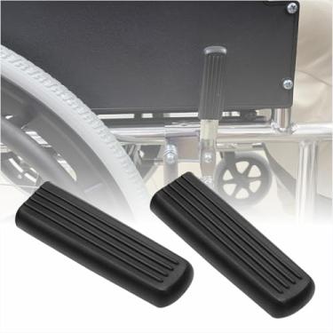 Imagem de Capas para Alças de Freio de Cadeira de Rodas com Trava Plana de 0,67", Substituição para Freios Manuais de Cadeira de Rodas, Idosos e Deficientes, Conjunto de 2