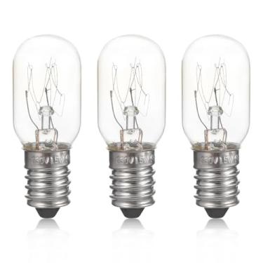Imagem de Totority Lâmpada De Filamento Tungstênio Retrô Com 3 Peças - Luz Amarela Quente Para Geladeira 15W E14 220-230V Incandescente
