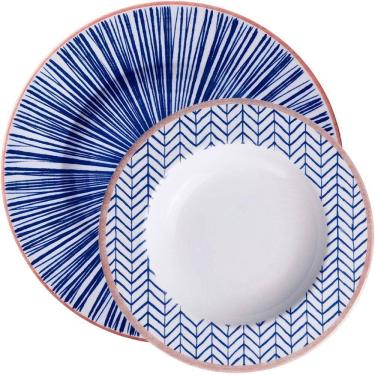 Imagem de Jogo Pratos Raso Fundo 4 Pessoas 8pçs Abstratta Tramontina