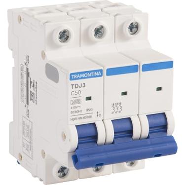 Imagem de Tramontina Disjuntor TDJ3 3P 50A 3kA curva C