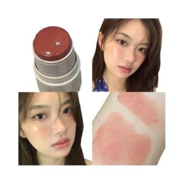 Imagem de Blush Em Bastão Aqua Powder Para Meninas Coreanas, Clareador Natural, 