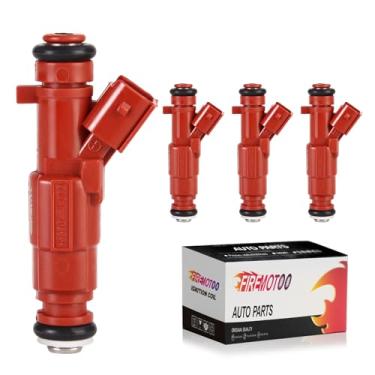 Imagem de Pacote de 4 injetores de combustível compatíveis com Kia Forte L4 1.8L 2015 Soul L4 2.0L 2012-2013 para Hyundai Elantra GT L4 1.8L 2013 Elantra L4 1.8L 2011-2015 Veloster L4 2.0L 200L 19-2019 21, 12