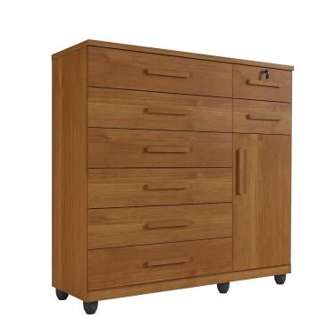 Imagem de Cômoda New Vitoria Com Porta e 8 Gavetas Benetil