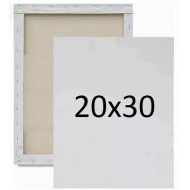 Imagem de Kit com 10 telas de pintura 20x30  - Real Seda