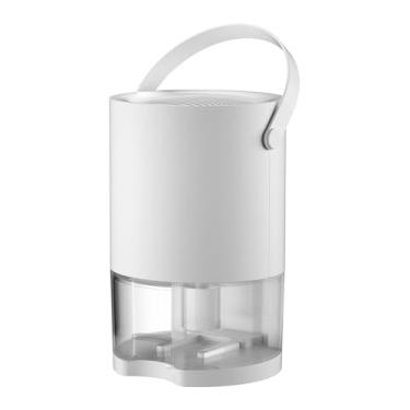 Imagem de Ioensy Desumidificador portátil com plugue UE, eficiente, baixo ruído, tanque de água de 1200 ml, desligamento automático, silencioso para quarto, Branco