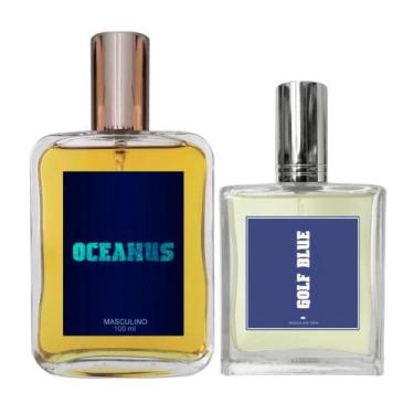 Imagem de Kit Perfume Masculino Oceanus 100Ml + Golf Blue 50Ml - Essência Do Bra
