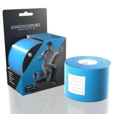 Imagem de Bandagem elástica adesiva kinesio 7,5cmx5m kinesio sport - rolo grande