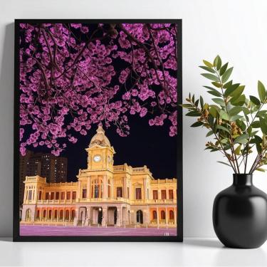 Imagem de Quadro Belo Horizonte - Praça Da Estação Ipê 33X24Cm
