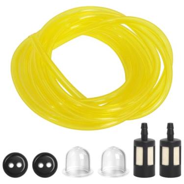 Imagem de Podoy MC43 Linha de combustível para Earthquake E43 E43CE Auger Cultivator Filtro de combustível Argolas Primer Kit de repotência