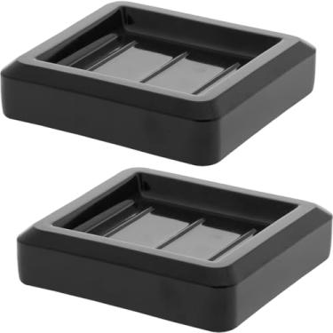 Imagem de Kit 2 Saboneteiras de Pia Banheiro Porta Sabonetes Barra Lavabo Organizado Leve Pequena Compacta Clean