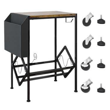 Imagem de Rrlihjgu Suporte para Discos, Mesa Organizadora Dupla Para Fonógrafo, Estante Armazenamento Para Sala Quarto Estúdio Apartamento Loja Local De Trabalho Coleção