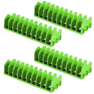 Imagem de SHASUXTING 4 peças organizador de alicate rack de armazenamento de alicate com 10 compartimentos com base de borracha antiderrapante, organizador de ferramentas, gaveta de ferramentas e armazenamento