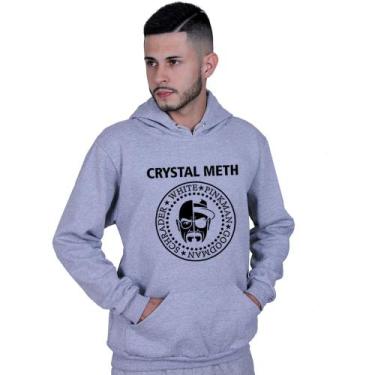 Imagem de Moletom Canguru Unissex Série Breaking Bad Cristal Heisenberg Say My N