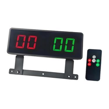 Imagem de Dynwave Placar eletrônico de bilhar com controle remoto resistente multifuncional para basquete 26x9,5x3cm Placar digital portátil