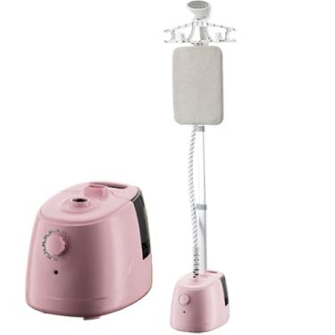 Imagem de Ferro elétrico vertical suspenso, 1800W Standing Garment Steamer com haste dupla ajustável, plano e pendurado passar roupa vaporers com 11 modos de engomar