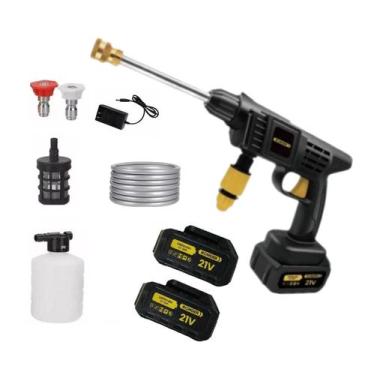 Imagem de Lavadora Portátil Alta Pressão Com 2 Bateria Recarregáveis - Bomder