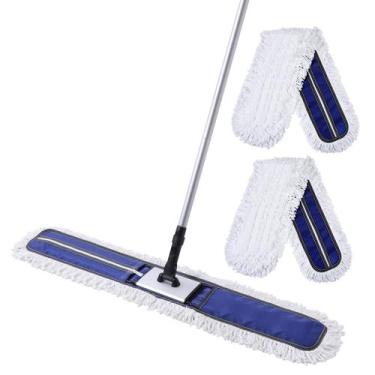 Imagem de Esfregão de pó CLEANHOME 36 Commercial com alça de 150 cm úmido/seco