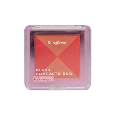 Imagem de Blush Compacto Ruby Rose Duo Hbf585, DB-03