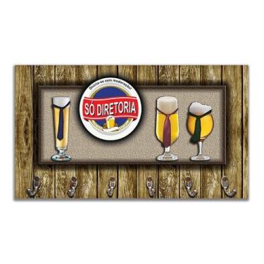 Imagem de Cabideiro De Parede Porta Chaves Toalhas Cerveja Bar - FORMALIVRE