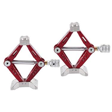 Imagem de Macaco de Elevação RC de Metal Universal para Carro RC 1/10 Vermelho, Ajustável, Material para SCX10 D90 e Outros Carros de Controle Remoto