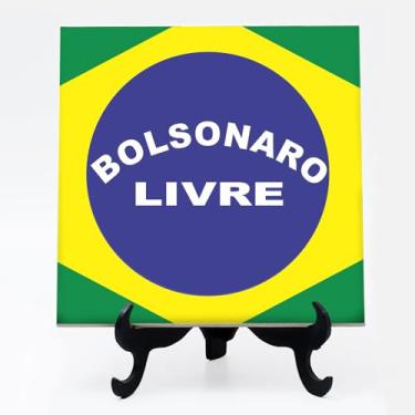 Imagem de Quadro azulejo Liberdade Bolsonaro Livre 25