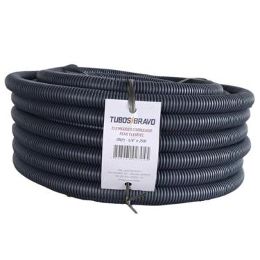 Imagem de Conduíte Corrugado Cinza 3/4 X 25M - Dn 25 - Pead