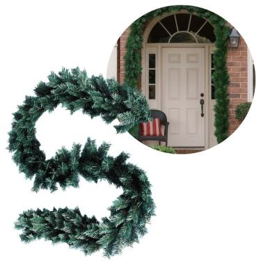 Imagem de Festão Verde Aramado Prime 180 Galhos 2,7 Metros x  23cm - Master Christmas