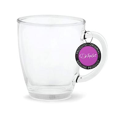 Imagem de Caneca de Vidro 390 ml Muz TopGet (Transparente)