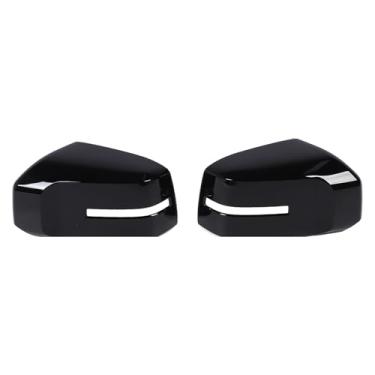 Imagem de Generic Capinha de Espelho Retrovisor, Capa do Espelho Asa Porta Esquerda, à Prova de Arranhões 2PCs para Triton L200 2023 a 2024 (Preto brilhante)