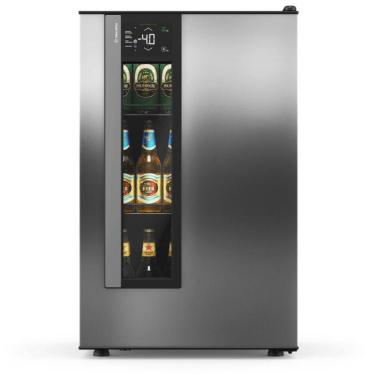 Imagem de Cervejeira Beer Maxx One Inverter 114L VN12TP Inox Metalfrio 110V