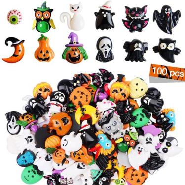Imagem de Halloween Slime Charms Kalolary Resin Flatback 100 unidades