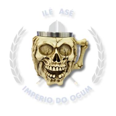 Imagem de Caneca Resina - Rosto Caveira