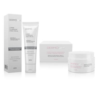 Imagem de A SÓS Kit Clareamento Íntimo Cermocosmeticos Creme Clareador + Esfoliante Para Axilas e Partes Íntimas Clareia Uniformiza e Reduz Manchas