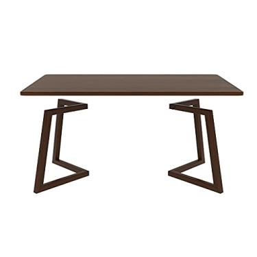 Imagem de Mesa de canto mesa de centro moderna combinação industrial mesa de chá usada para quarto, sala de estar, escritório, decoração de chá, mesa lateral de chá, mesa de coquetel, mesa de centro