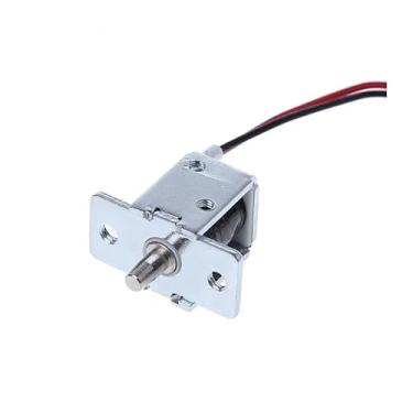 Imagem de Trava solenoide eletromagnética para gaveta de porta de armário CC 12V 0,5 A fechadura inteligente de design fino