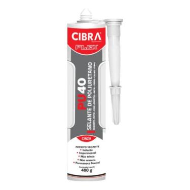 Imagem de Adesivo Silicone Selante de Poliuretano 40 Pu 400g Cinza - CIBRA