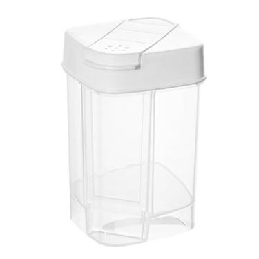 Imagem de ZJchao Dispensador de Tempero Jarra Estilo Japonês, Plástico Selado Com Tampa Aberta Dupla, Recipiente de Tempero de Partículas Grandes para Sal, Açúcar, Condimentos de Cozinha