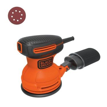 Imagem de BLACK+DECKER Lixadeira de órbita aleatória, 13 cm (BDERO100)