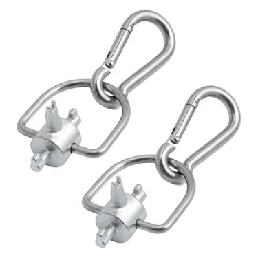 Imagem de Gabrella Pacote com 2 chaves de bloqueio HVAC para refrigerantes 410A e R22, ferramentas HVAC universais para montagem e desmontagem de tampas de segurança de refrigeração, resistente a adulteração