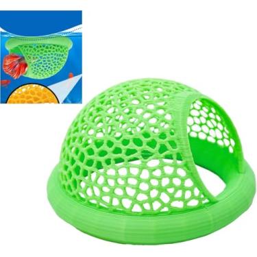 Imagem de Rede de túnel de peixe Betta, esconderijo flutuante de camarão Betta com impressão 3D